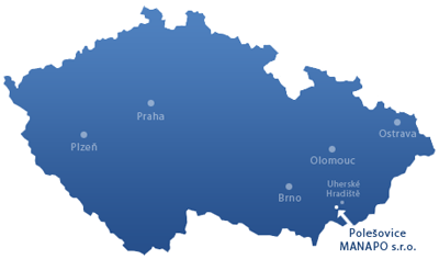 Mapa ČR - protiplísňové nátěry